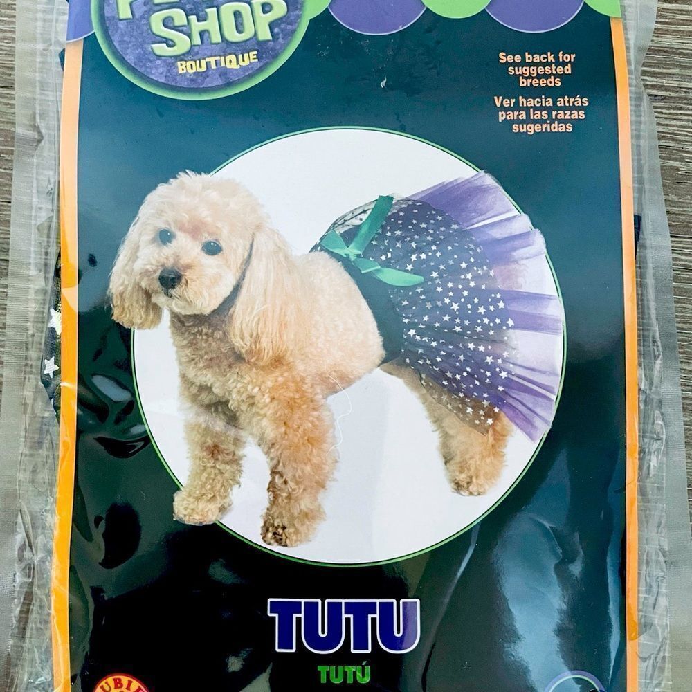 Halloween Dog Costume Witch Tutu Skirt S/M